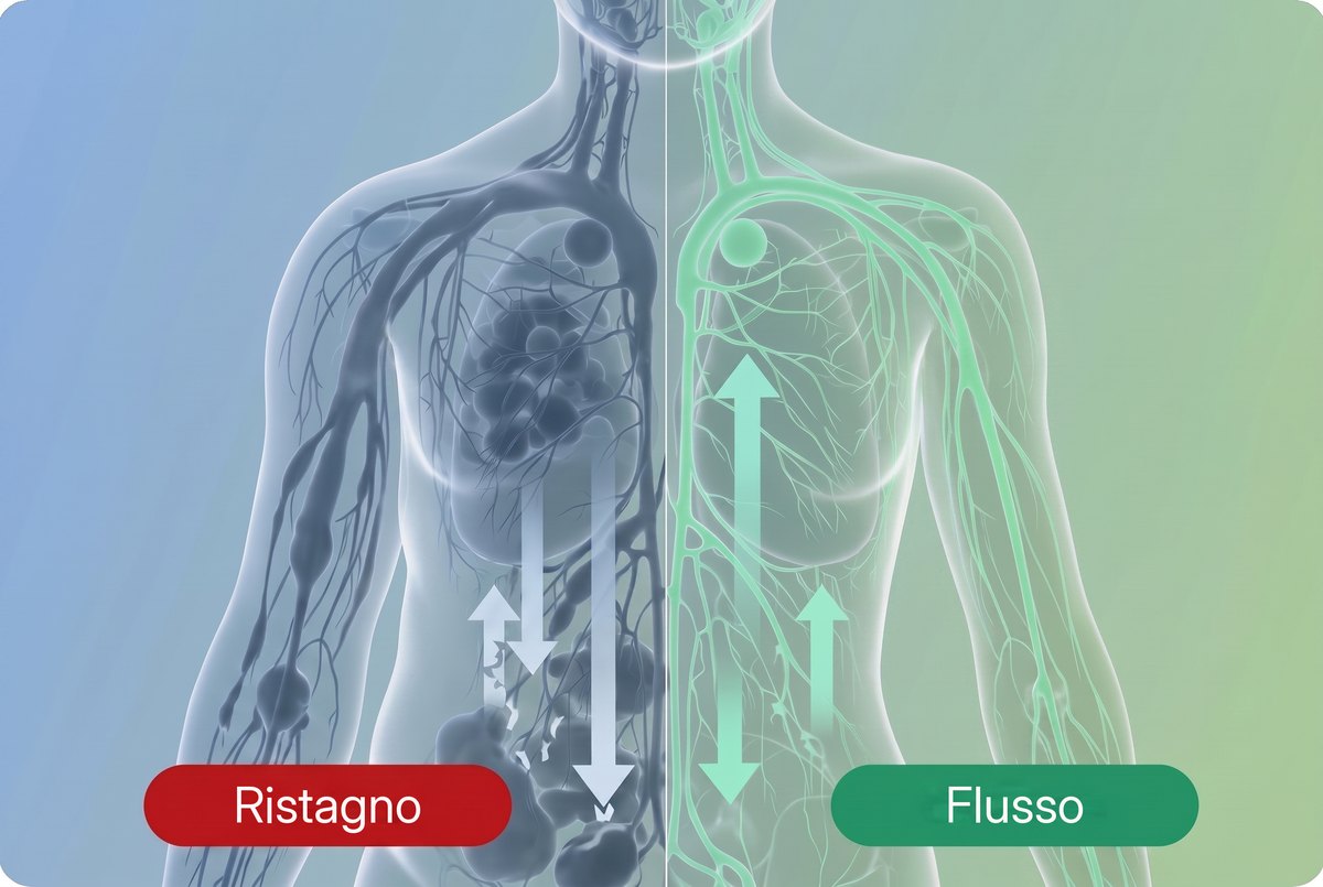 Il tuo sistema linfatico non ha una pompa